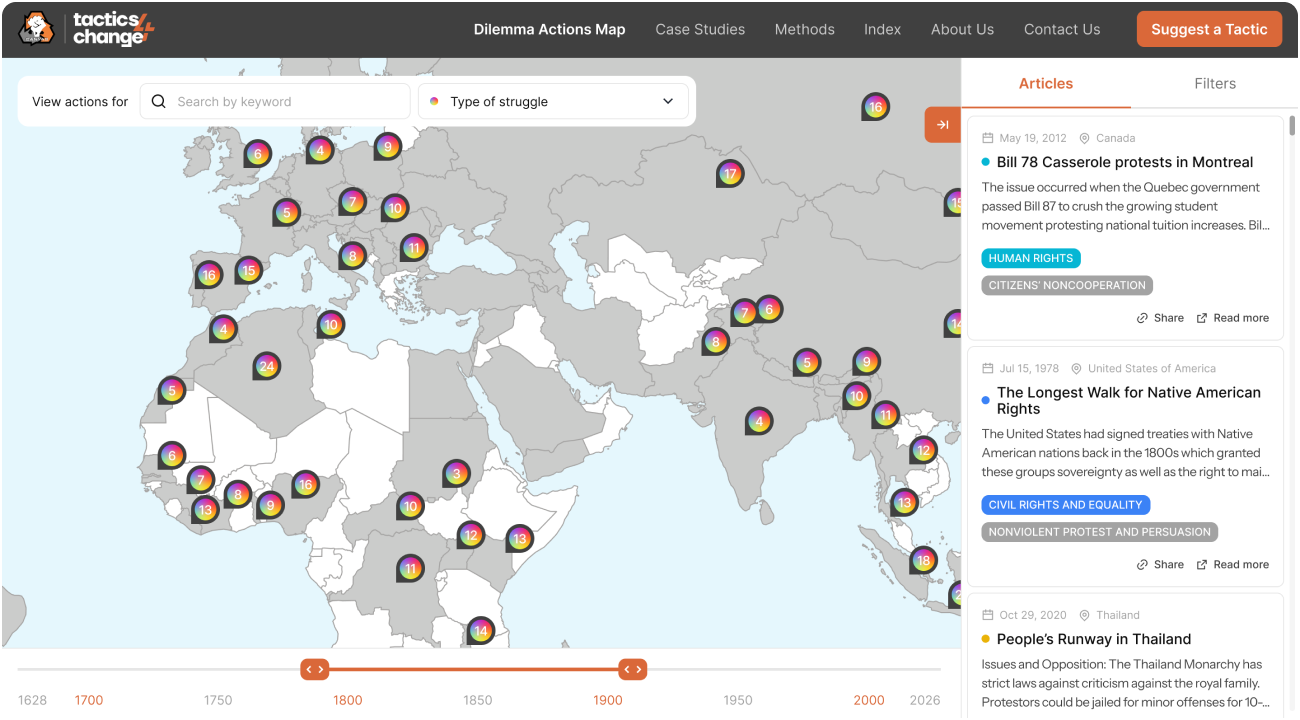 CANVAS live — desktop view